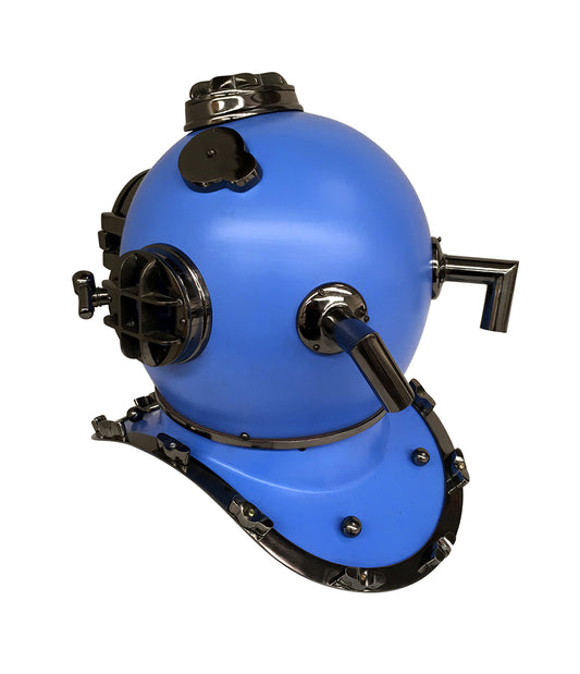 US Navy Mark V Diving Helmet – Blue