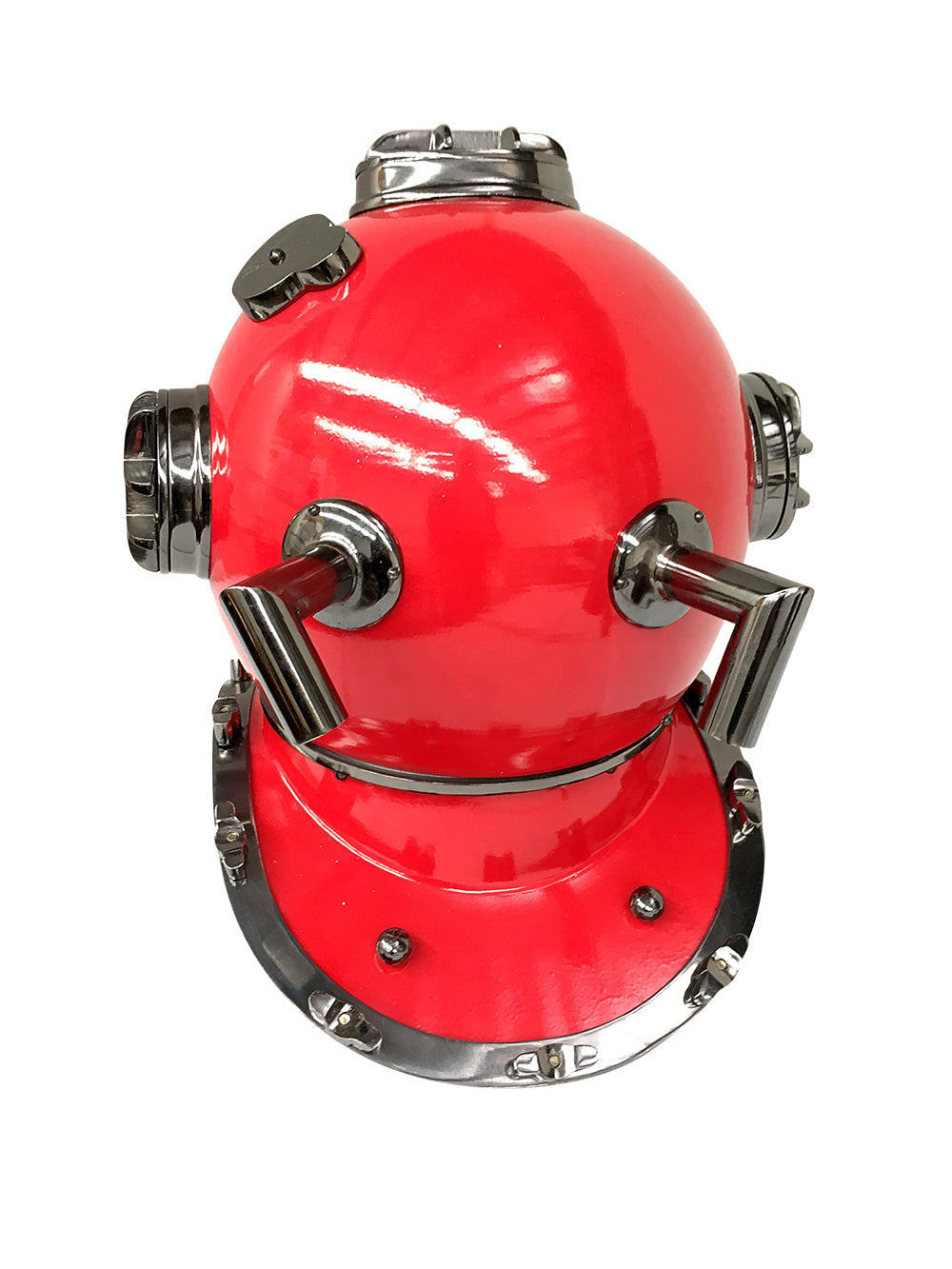 US Navy Mark V Diving Helmet – Red