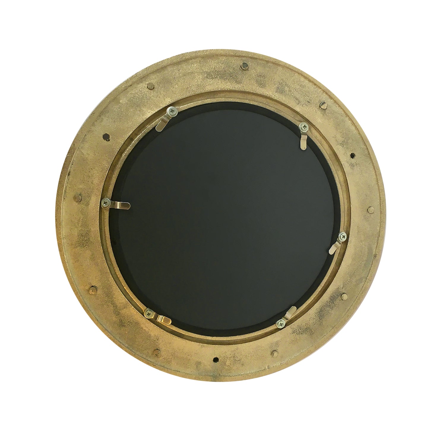 Brass 250mm Porthole Mirror