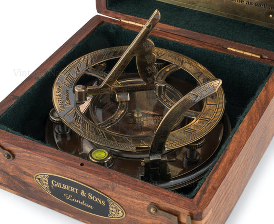 Gilbert & Sons 125mm Sundial Compass