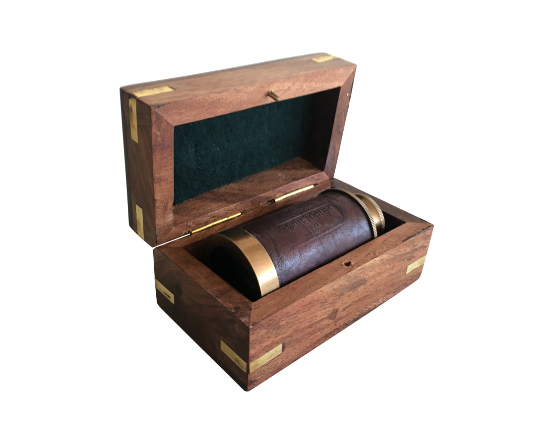 Pocket Spyglass 150mm – Wooden Box