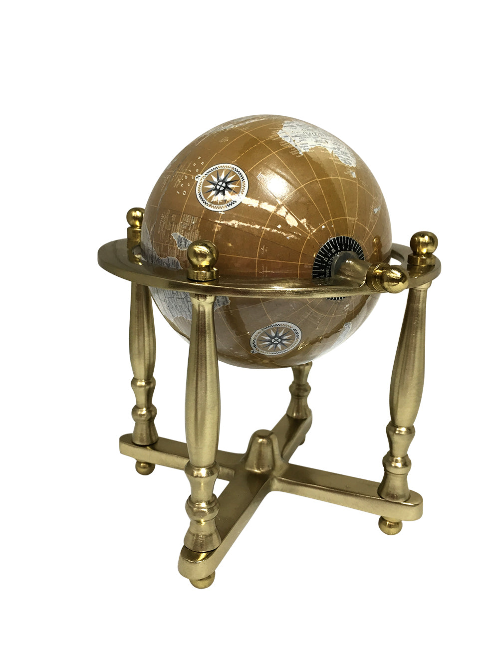 Horizontal Cradle Mount World Map Globe – 270mm