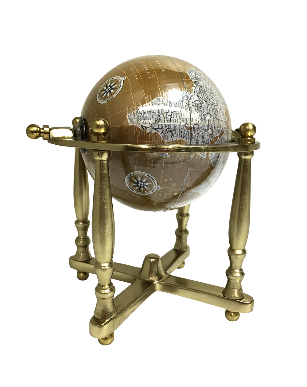 Horizontal Cradle Mount World Map Globe – 270mm