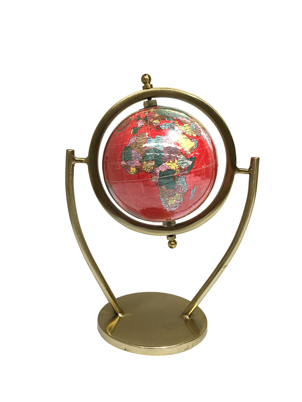Red World Map Globe – 270mm