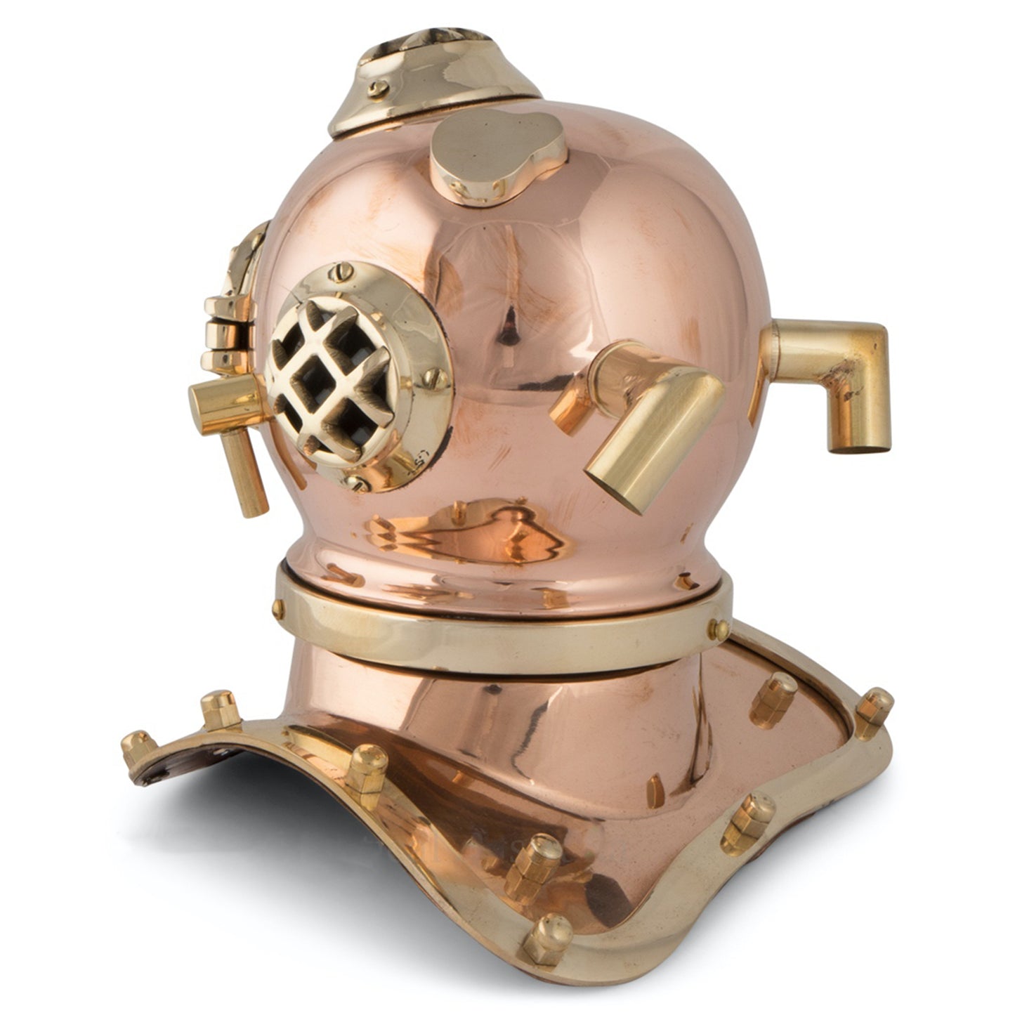 US Navy Mark V Diving Helmet – Copper Miniature 190mm