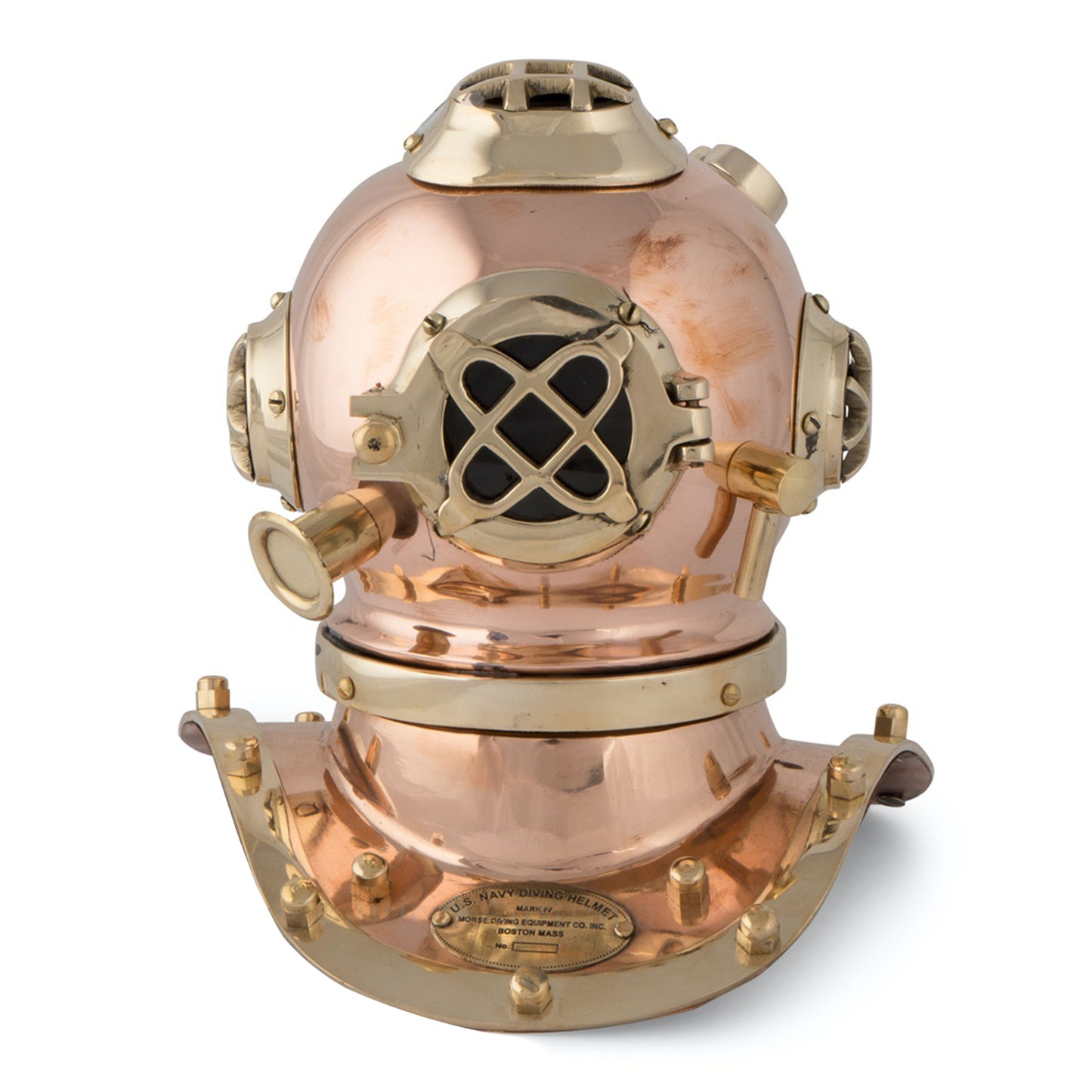 US Navy Mark V Diving Helmet – Copper Miniature 190mm