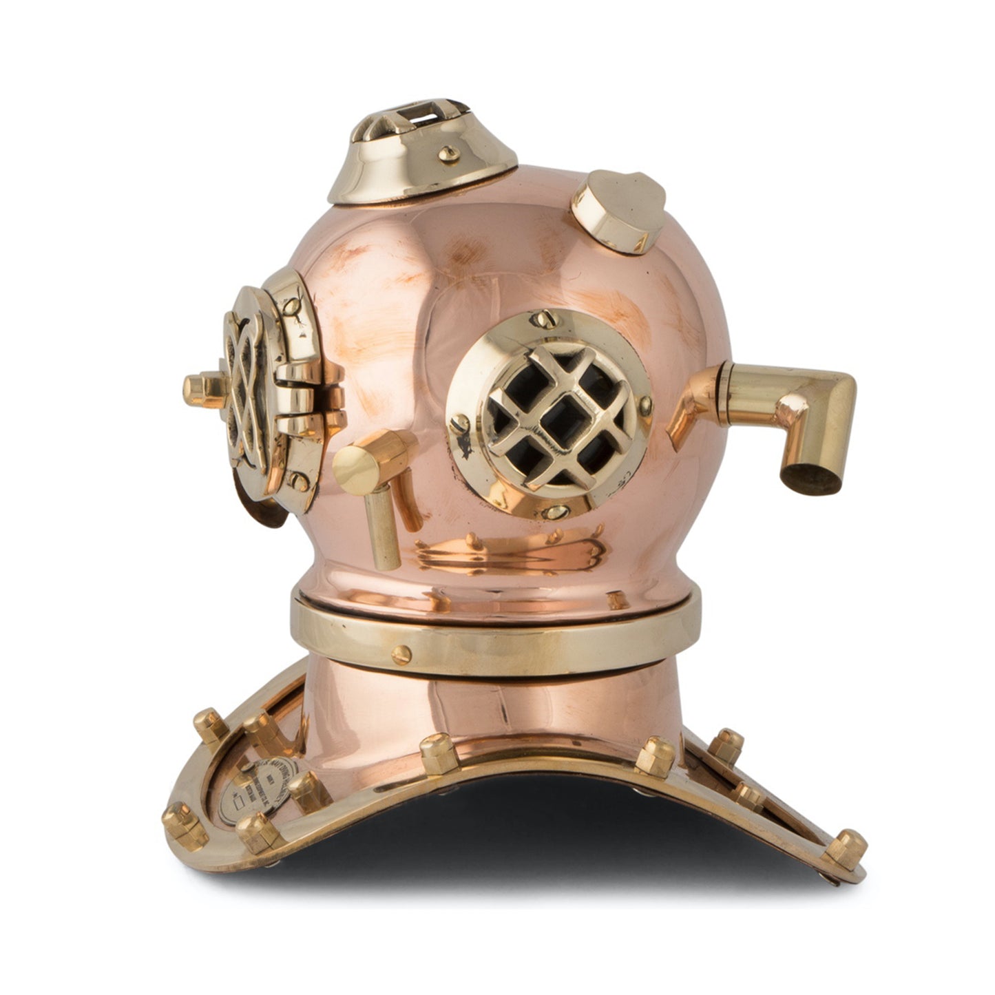 US Navy Mark V Diving Helmet – Copper Miniature 190mm