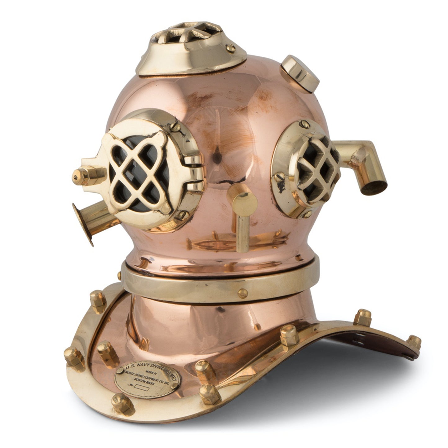 US Navy Mark V Diving Helmet – Copper Miniature 190mm