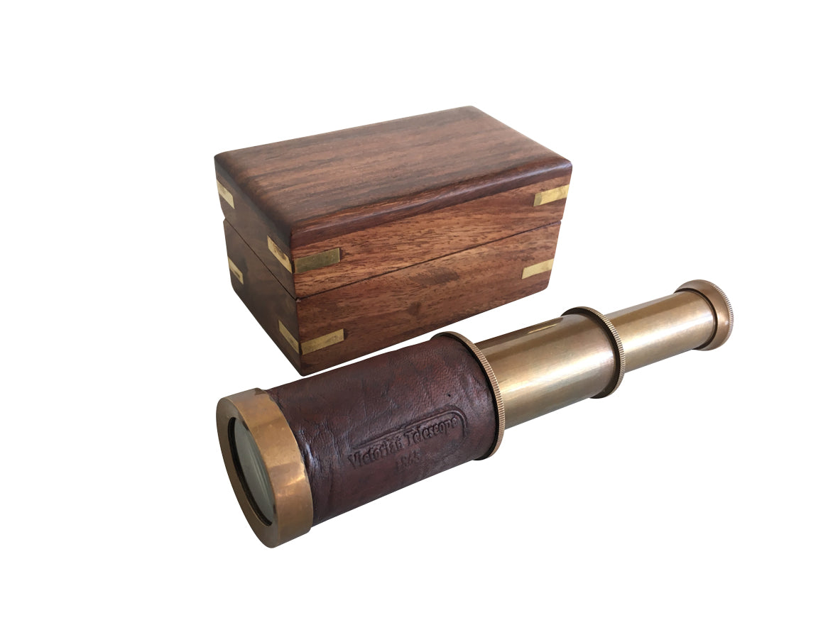 Pocket Spyglass 150mm – Wooden Box