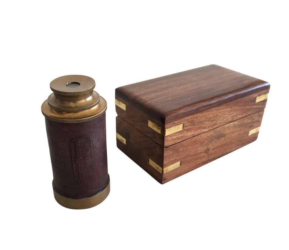 Pocket Spyglass 150mm – Wooden Box