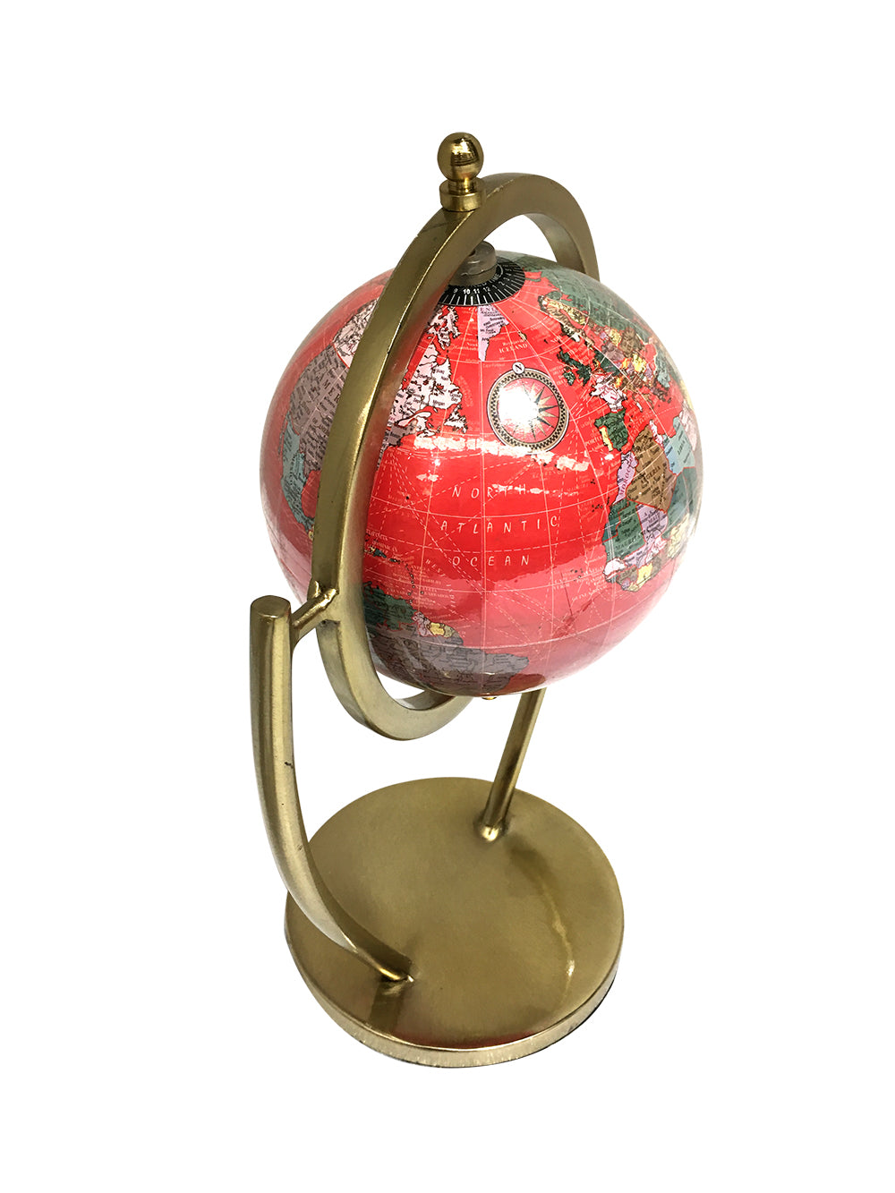 Red World Map Globe – 270mm